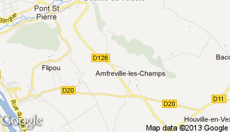 Plan de Amfreville-les-Champs