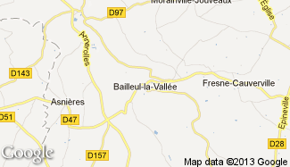 Plan de Bailleul-la-Vallée