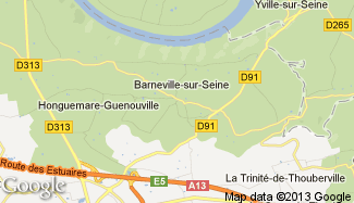 Plan de Barneville-sur-Seine