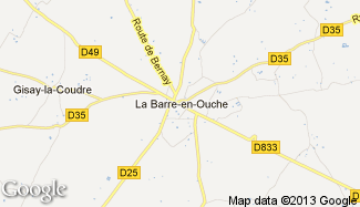 Plan de La Barre-en-Ouche