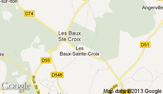 Plan de Les Baux-Sainte-Croix