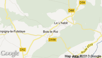 Plan de Bois-le-Roi