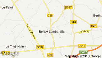 Plan de Boissy-Lamberville