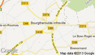 Plan de Bourgtheroulde-Infreville