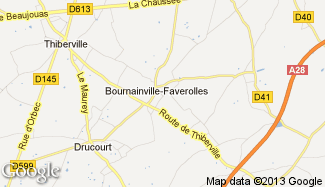 Plan de Bournainville-Faverolles