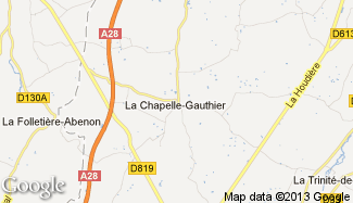 Plan de La Chapelle-Gauthier