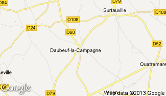 Plan de Daubeuf-la-Campagne