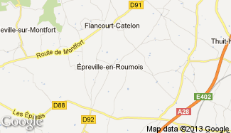 Plan de Épreville-en-Roumois