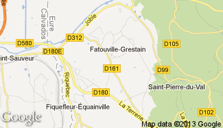 Plan de Fatouville-Grestain