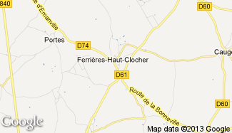 Plan de Ferrières-Haut-Clocher