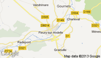 Plan de Fleury-sur-Andelle