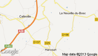 Plan de La Haye-de-Calleville