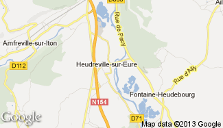 Plan de Heudreville-sur-Eure