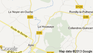 Plan de La Houssaye
