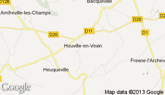 Plan de Houville-en-Vexin