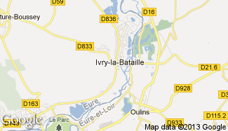 Plan de Ivry-la-Bataille