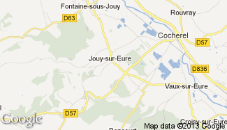 Plan de Jouy-sur-Eure