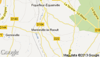 Plan de Manneville-la-Raoult