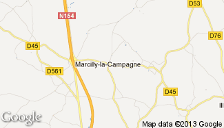 Plan de Marcilly-la-Campagne