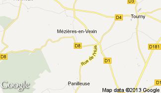 Plan de Mézières-en-Vexin