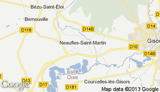 Plan de Neaufles-Saint-Martin