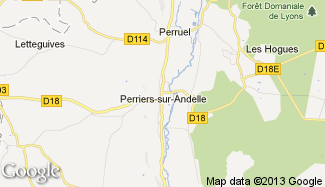 Plan de Perriers-sur-Andelle