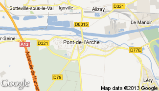 Plan de Pont-de-l'Arche