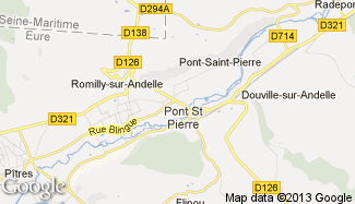 Plan de Pont-Saint-Pierre