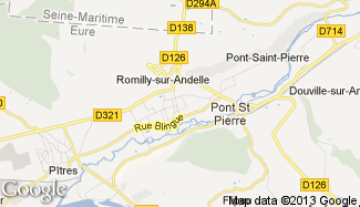 Plan de Romilly-sur-Andelle