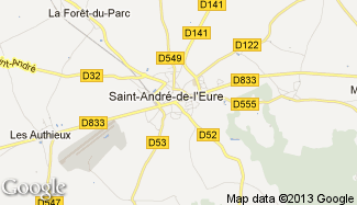 Plan de Saint-André-de-l'Eure