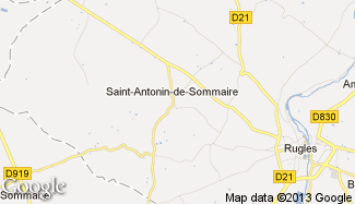 Plan de Saint-Antonin-de-Sommaire