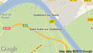 Plan de Saint-Aubin-sur-Quillebeuf