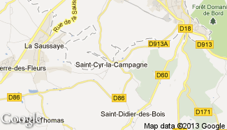 Plan de Saint-Cyr-la-Campagne