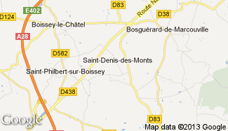 Plan de Saint-Denis-des-Monts