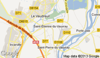Plan de Saint-Étienne-du-Vauvray