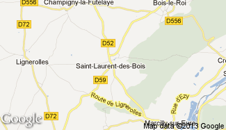Plan de Saint-Laurent-des-Bois
