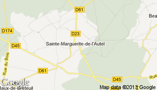Plan de Sainte-Marguerite-de-l'Autel