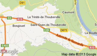 Plan de Saint-Ouen-de-Thouberville