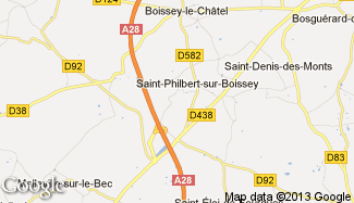 Plan de Saint-Philbert-sur-Boissey