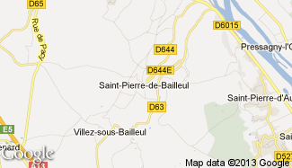 Plan de Saint-Pierre-de-Bailleul
