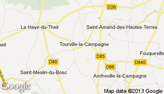 Plan de Tourville-la-Campagne