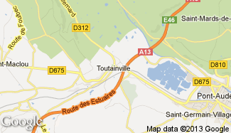 Plan de Toutainville