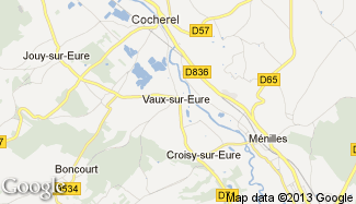 Plan de Vaux-sur-Eure