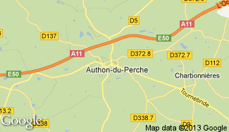 Plan de Authon-du-Perche