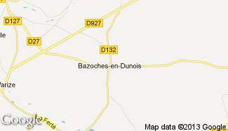 Plan de Bazoches-en-Dunois