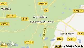 Plan de Beaumont-les-Autels