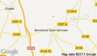 Plan de Berchères-Saint-Germain