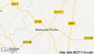 Plan de Boissy-lès-Perche