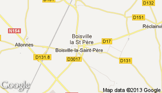 Plan de Boisville-la-Saint-Père