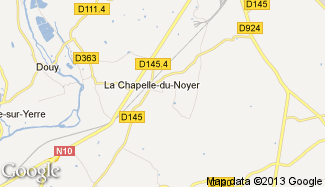 Plan de La Chapelle-du-Noyer